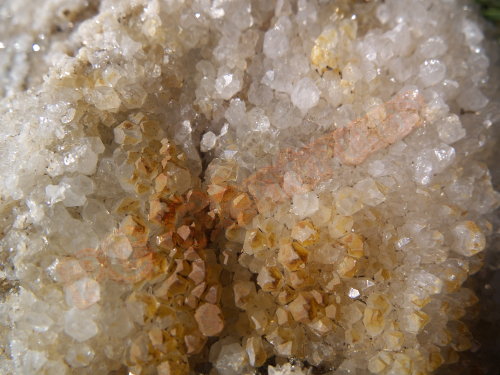 Milky quartz cluster